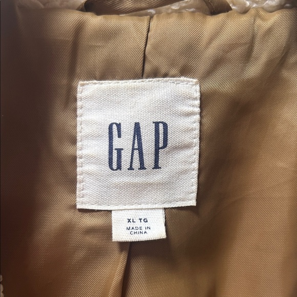 GAP Leopard Print Teddy Jacket - Picture 2 of 11